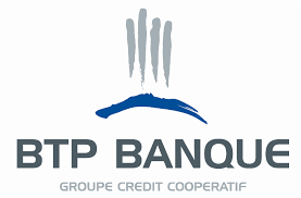 Logo de BTP Banque - Partenaire spécialisé dans le financement des professionnels du bâtiment.
